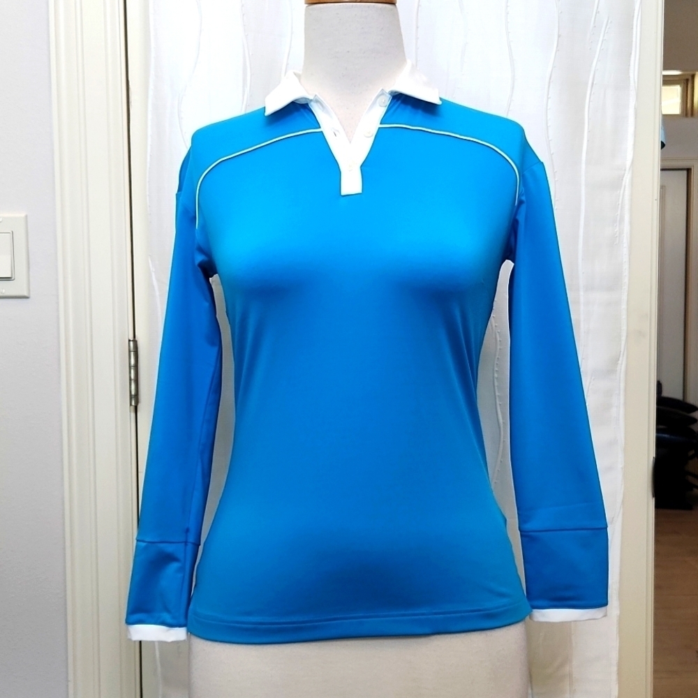NWT Adidas Climalite UPF 15+ Golf Shirt
